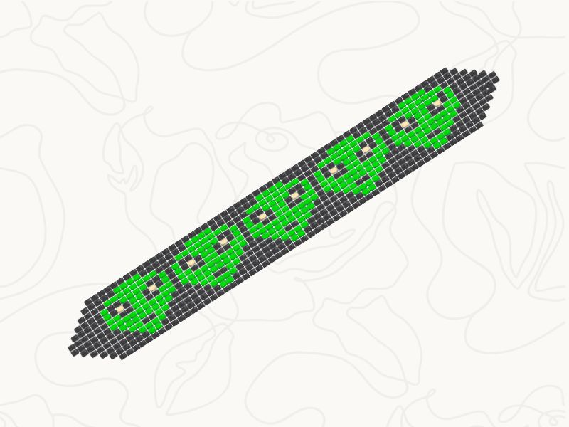 Aliens beading pattern thumbnail