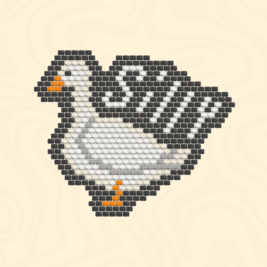 Silly Goose beading pattern thumbnail
