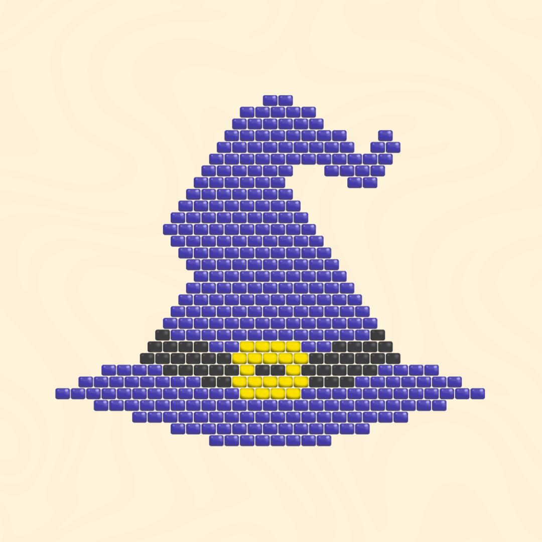 Witch Hat beading pattern thumbnail